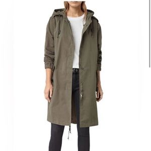 All Saints Caden khaki Army green jacket
